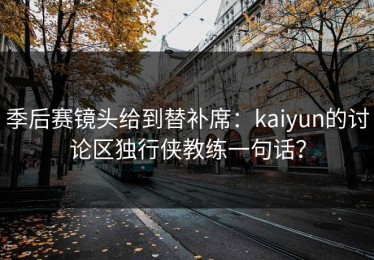 季后赛镜头给到替补席：kaiyun的讨论区独行侠教练一句话？