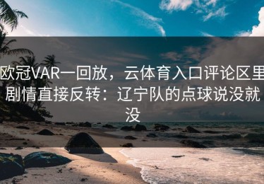 欧冠VAR一回放，云体育入口评论区里剧情直接反转：辽宁队的点球说没就没