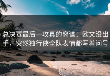 总决赛最后一攻真的离谱：欧文没出手，突然独行侠全队表情都写着问号