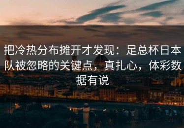 把冷热分布摊开才发现：足总杯日本队被忽略的关键点，真扎心，体彩数据有说